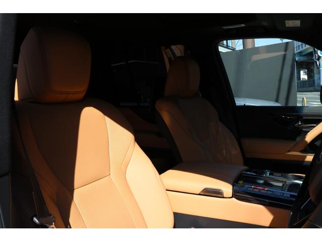 ＬＸ ＬＸ６００　ワンオーナー　Ｒエンターテイメント　マークレビンソン　デジタルインナーミラー　クールボックス　ＨＵＤ　ＢＳＭ　セーフティシステムプラス　茶革　シートヒーター　エアシート（12枚目）
