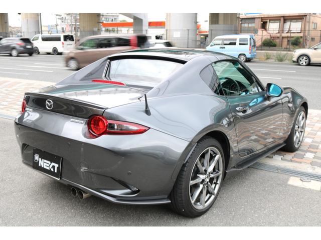 ロードスターRF VS ワンオーナー 純正ナビ フルセグTV 黒革シート マツダスピードフルエアロ(同色塗装済み) LEDヘッド クルコン パドルシフト アイストップ シートヒーター レーンキープ F.Rセンサー R.スポ(7枚目)