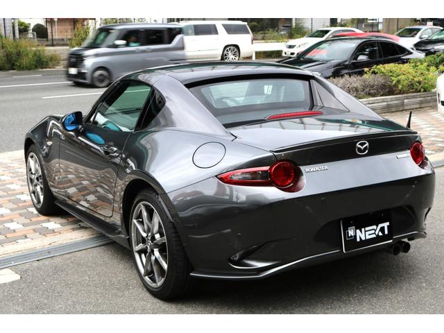 ロードスターRF VS ワンオーナー 純正ナビ フルセグTV 黒革シート マツダスピードフルエアロ(同色塗装済み) LEDヘッド クルコン パドルシフト アイストップ シートヒーター レーンキープ F.Rセンサー R.スポ(9枚目)