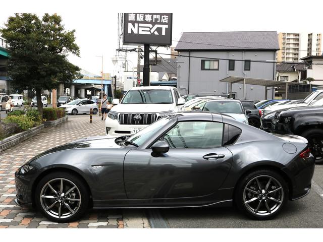 ロードスターRF VS ワンオーナー 純正ナビ フルセグTV 黒革シート マツダスピードフルエアロ(同色塗装済み) LEDヘッド クルコン パドルシフト アイストップ シートヒーター レーンキープ F.Rセンサー R.スポ(10枚目)