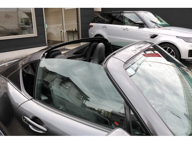 ロードスターRF VS ワンオーナー 純正ナビ フルセグTV 黒革シート マツダスピードフルエアロ(同色塗装済み) LEDヘッド クルコン パドルシフト アイストップ シートヒーター レーンキープ F.Rセンサー R.スポ(11枚目)