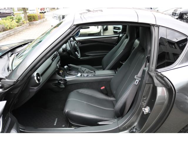 ロードスターRF VS ワンオーナー 純正ナビ フルセグTV 黒革シート マツダスピードフルエアロ(同色塗装済み) LEDヘッド クルコン パドルシフト アイストップ シートヒーター レーンキープ F.Rセンサー R.スポ(14枚目)