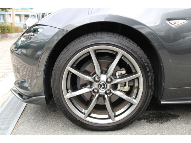 ロードスターRF VS ワンオーナー 純正ナビ フルセグTV 黒革シート マツダスピードフルエアロ(同色塗装済み) LEDヘッド クルコン パドルシフト アイストップ シートヒーター レーンキープ F.Rセンサー R.スポ(29枚目)