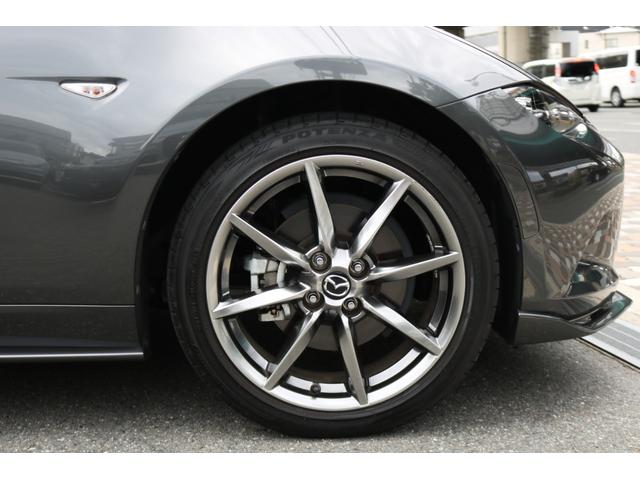 ロードスターRF VS ワンオーナー 純正ナビ フルセグTV 黒革シート マツダスピードフルエアロ(同色塗装済み) LEDヘッド クルコン パドルシフト アイストップ シートヒーター レーンキープ F.Rセンサー R.スポ(32枚目)