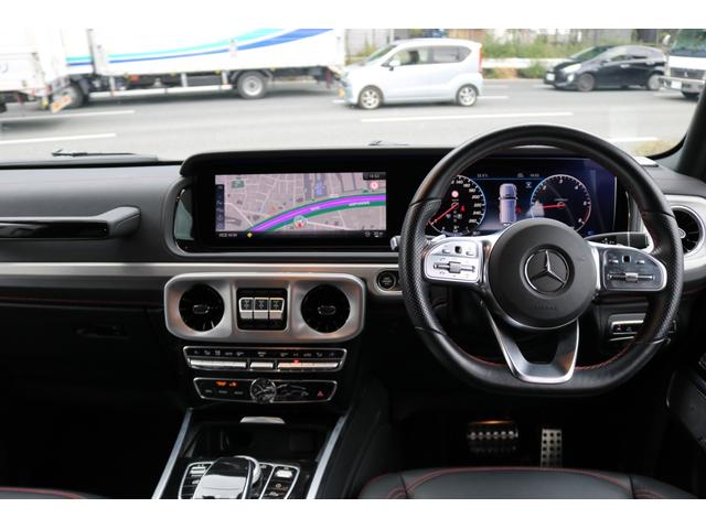 Gクラス G350d ワンオーナー ラグジュアリーPKG サンルーフ レーダーセーフティPKG ブルメスターサウンド 黒革シート カロッツェリアフリップダウンモニター(11枚目)