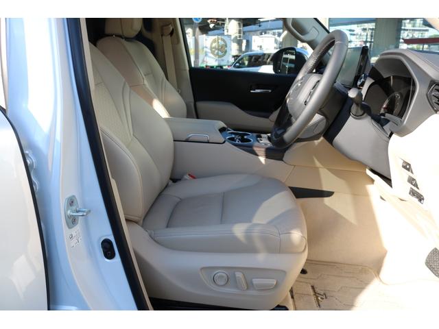 ランドクルーザー ZX ワンオーナー モデリスタエアロ Rエンターテイメント JBL クールボックス 寒冷地仕様 電動Rデフロック 空気圧警報 ブラックルーフレール ベージュ革シート(11枚目)