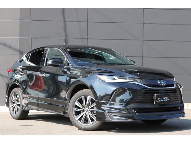 ハリアー 　ワンオーナー　禁煙車　モデリスタエアロ（Ｆ／Ｓ／Ｒ）　デジミラ　黒ハーフレザー　Ｂカメラ　純正ナビ　フルセグＴＶ　クリアランスソナー　ＢＳＭ　プリクラ　レーンキープ　パワーシート　パワーバックドア（6枚目）