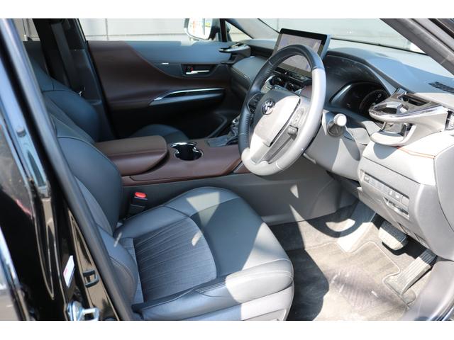 ハリアー 　ワンオーナー　禁煙車　モデリスタエアロ（Ｆ／Ｓ／Ｒ）　デジミラ　黒ハーフレザー　Ｂカメラ　純正ナビ　フルセグＴＶ　クリアランスソナー　ＢＳＭ　プリクラ　レーンキープ　パワーシート　パワーバックドア（14枚目）