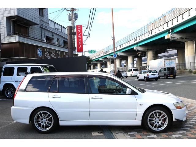 ランサーワゴン エボリューションGT-A ワンオーナー 社外ナビ フルセグTV ハーフレザーシート フロントリップ Rスポ(6枚目)