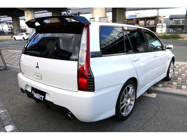 ランサーワゴン エボリューションGT-A ワンオーナー 社外ナビ フルセグTV ハーフレザーシート フロントリップ Rスポ(7枚目)