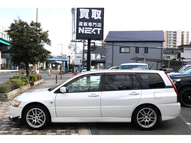 ランサーワゴン エボリューションGT-A ワンオーナー 社外ナビ フルセグTV ハーフレザーシート フロントリップ Rスポ(10枚目)