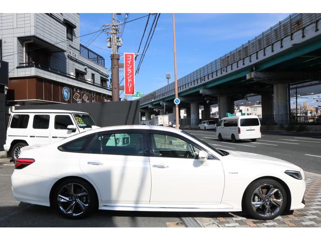 クラウンハイブリッド RSアドバンス 純正ナビ フルセグTV LEDヘッド クルコン パドルシフト ヘッドアップディスプレイ パノラミックビューモニター セーフティセンス レーンキープ ハーフレザーシート ステアヒーター デジミラ(6枚目)