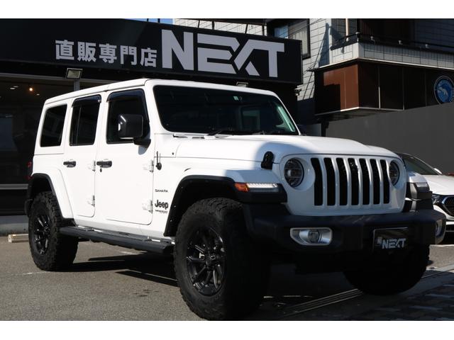 ジープ・ラングラーアンリミテッド サハラ ワンオーナー 禁煙車 純正ナビ バックカメラ フロントカメラ サイドカメラ 黒革シート シートヒーター ステアリングヒーター アダブティブクルーズコントロール BSM(5枚目)