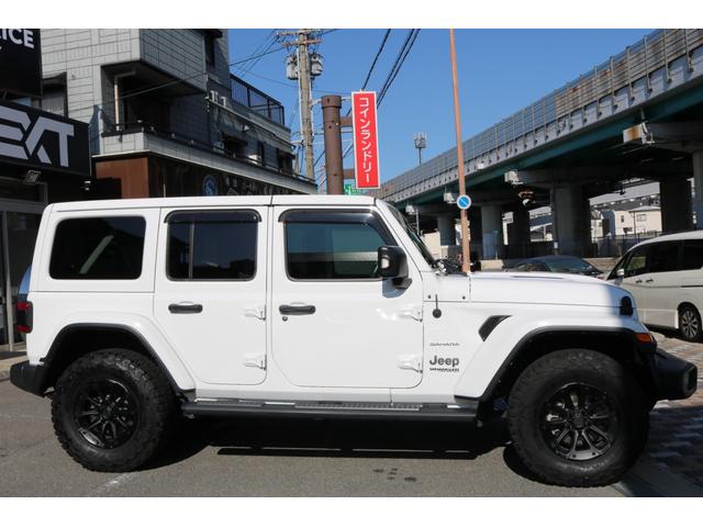 ジープ・ラングラーアンリミテッド サハラ ワンオーナー 禁煙車 純正ナビ バックカメラ フロントカメラ サイドカメラ 黒革シート シートヒーター ステアリングヒーター アダブティブクルーズコントロール BSM(7枚目)