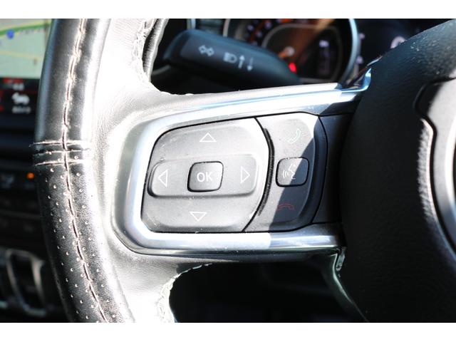 ジープ・ラングラーアンリミテッド サハラ ワンオーナー 禁煙車 純正ナビ バックカメラ フロントカメラ サイドカメラ 黒革シート シートヒーター ステアリングヒーター アダブティブクルーズコントロール BSM(23枚目)