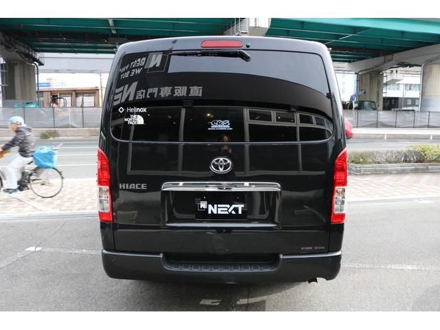 ハイエースバン ロングＤＸ　ＧＬパッケージ　アルトピアーノＲＥＶＯシート　アルパイン１１型ナビ　アルパイン１２．８型フリップダウン　アルパインデジミラ　フルセグＴＶ　パノラミックビューモニター　パイオニアルーフスピーカー　セーフティセンス（8枚目）