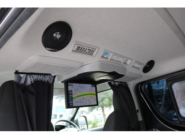 ハイエースバン ロングＤＸ　ＧＬパッケージ　アルトピアーノＲＥＶＯシート　アルパイン１１型ナビ　アルパイン１２．８型フリップダウン　アルパインデジミラ　フルセグＴＶ　パノラミックビューモニター　パイオニアルーフスピーカー　セーフティセンス（18枚目）