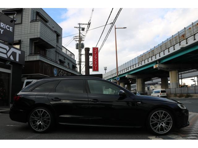 Ａ４アバント ３５ＴＦＳＩ　Ｓライン　ワンオーナー　禁煙車　ブラックスタイルＰＫＧ純正ナビ　フルセグ　パークアシスト　バーチャルコックピット　マトリクスＬＥＤヘッド　パドルシフト　ハーフレザー　シートヒーター　ＢＳＭ　ＯＰ１９インチＡＷ（10枚目）