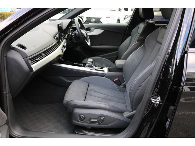 Ａ４アバント ３５ＴＦＳＩ　Ｓライン　ワンオーナー　禁煙車　ブラックスタイルＰＫＧ純正ナビ　フルセグ　パークアシスト　バーチャルコックピット　マトリクスＬＥＤヘッド　パドルシフト　ハーフレザー　シートヒーター　ＢＳＭ　ＯＰ１９インチＡＷ（15枚目）