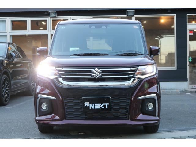 ソリオ ハイブリッドＭＺ　ワンオーナー　禁煙車　純正ナビ　フルセグ　バックカメラ　セーフティサポート　両側パワースライドドア　クリアランスソナー　革巻きステアリングホイール　カラーヘッドアップディスプレイ　純正１６インチＡＷ（6枚目）