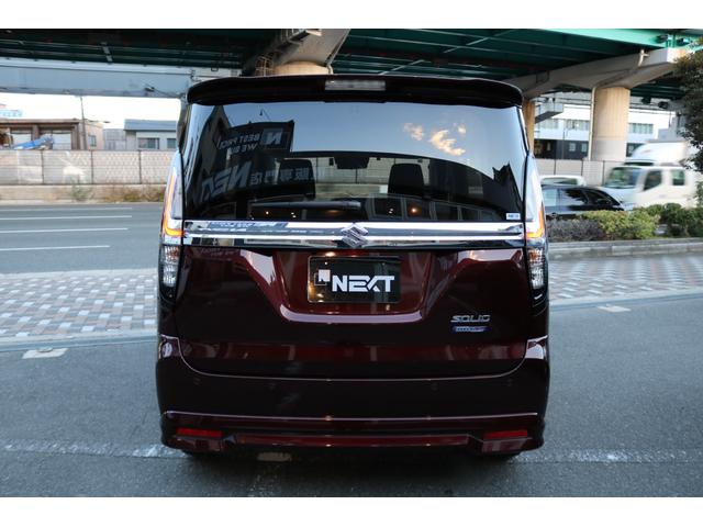 ソリオ ハイブリッドＭＺ　ワンオーナー　禁煙車　純正ナビ　フルセグ　バックカメラ　セーフティサポート　両側パワースライドドア　クリアランスソナー　革巻きステアリングホイール　カラーヘッドアップディスプレイ　純正１６インチＡＷ（8枚目）