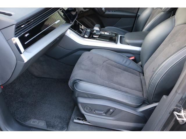 Ｑ８ ５５ＴＦＳＩクワトロ　デビューパッケージＳライン　禁煙車　純正ナビ　ＡＢＴエアロ（Ｆ／Ｒ）　パノラマビュー　フルセグＴＶ　バーチャルコックピット　シルバールーフレール　ＢＳＭ　ハーフレザー　シートヒーター　ＬＥＤヘッド　社外品２３インチＡＷ（16枚目）