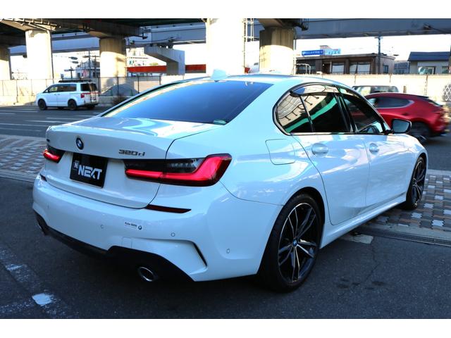 ３シリーズ ３２０ｄ　ｘＤｒｉｖｅ　Ｍスポーツ　禁煙車　純正ナビ１０．２５インチ　ＬＥＤヘッド　黒革シート　ＢＳＭ　クリアランスソナー　レーンキープ　Ｂカメラ　シートヒーター　メモリ付きパワーシート　クルコン　パドルシフト　パーキングアシスト（7枚目）