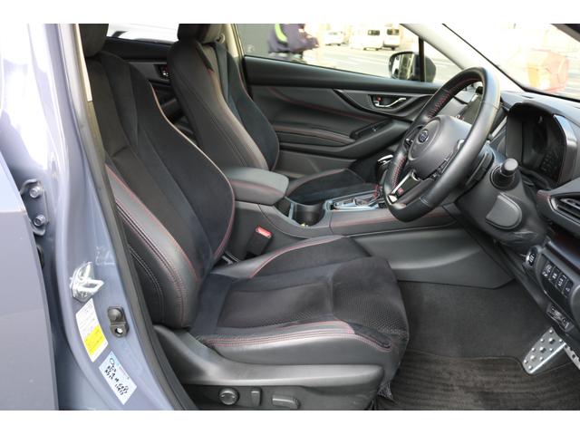 レヴォーグ ＳＴＩスポーツＲ　ＥＸブラックインテリアセレクション　禁煙車　純正ナビ　フルセグ　ハーマンカードンサウンド　アイサイトセイフティプラス　パノラミックビューモニター　スマートリアビューミラー　クルコン　ハーフレザー　シートヒーター　パドルシフト　ＢＳＭ（11枚目）