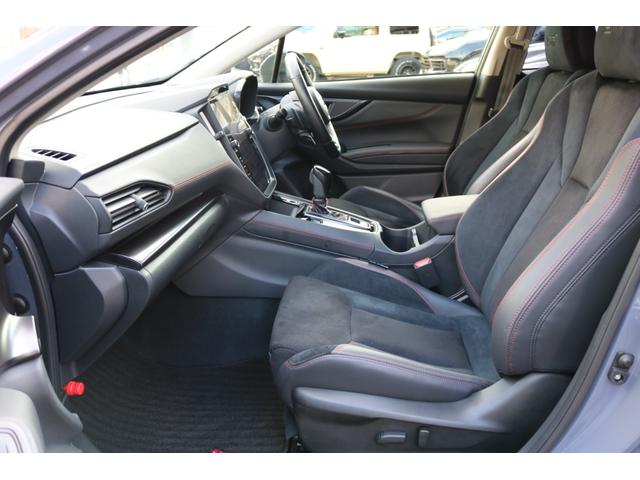 レヴォーグ ＳＴＩスポーツＲ　ＥＸブラックインテリアセレクション　禁煙車　純正ナビ　フルセグ　ハーマンカードンサウンド　アイサイトセイフティプラス　パノラミックビューモニター　スマートリアビューミラー　クルコン　ハーフレザー　シートヒーター　パドルシフト　ＢＳＭ（12枚目）