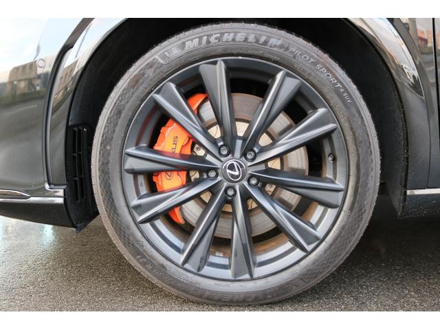 ＲＸ ＲＸ５００ｈ　Ｆスポーツパフォーマンス　禁煙車　純正ナビ　フルセグ　パノラマルーフ　レクサスチームメイト　オレンジキャリパー　パノラマビュー　デジミラ　赤革シート　輻射ヒーター　三眼ＬＥＤヘッド　ルーフレール　ＢＳＭ　カラーＨＵＤ（43枚目）