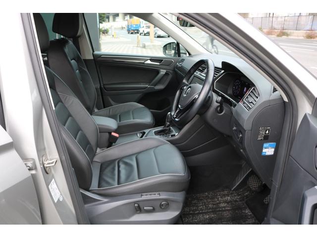 ティグアン TSI コンフォートライン 禁煙車 純正ナビ フルセグ 黒革シート アラウンドビューカメラ パドルシフト LEDヘッド パノラマサンルーフ クルコン パワーシート シートヒーター ルーフレール パワーバックドア BSM プリクラ(12枚目)