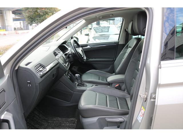 ティグアン TSI コンフォートライン 禁煙車 純正ナビ フルセグ 黒革シート アラウンドビューカメラ パドルシフト LEDヘッド パノラマサンルーフ クルコン パワーシート シートヒーター ルーフレール パワーバックドア BSM プリクラ(14枚目)