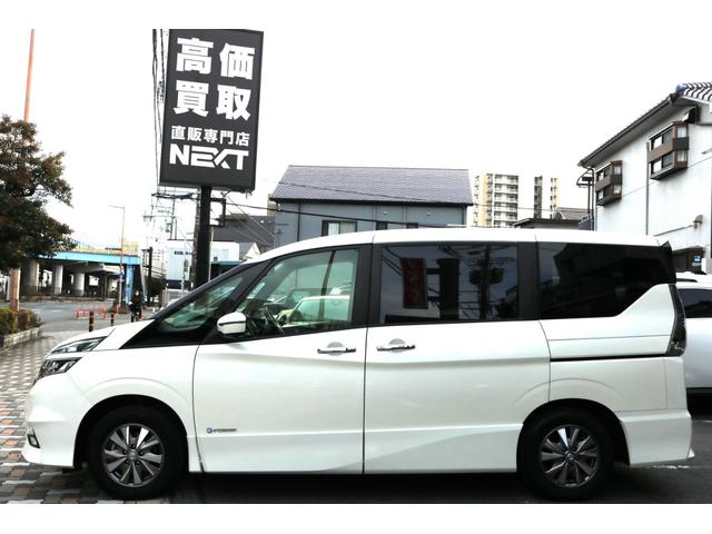 セレナ ｅ－パワー　ハイウェイスターＶ　ワンオーナー　禁煙車　社外ナビ（ＥＺ１１Ｚ）　フルセグ　アラウンドビューモニター　プロパイロット　プリクラッシュセーフティ　フリップダウンモニター　両側パワースライドドア　インテリジェントルームミラー（8枚目）