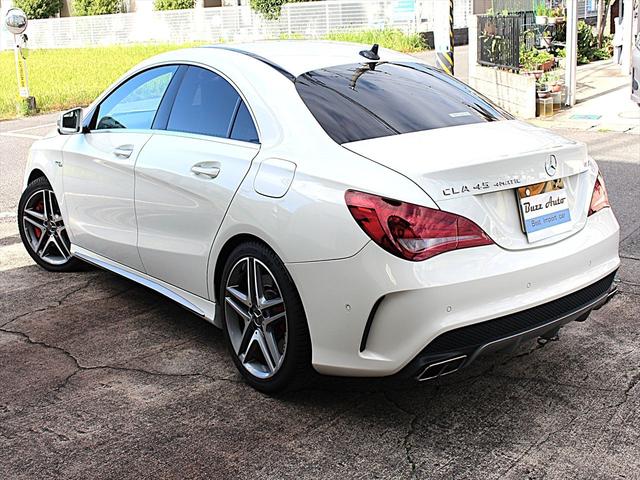 CLAクラス CLA45 4マチック 車庫保管/禁煙/AMG CLA45/レーダーセーフティP/AMG赤色ブレーキキャリパー/パナメリカーナグリル/純正ナビTV/バックカメラ/前車追従クルーズコントロール/ETC/車検令和8年6月(7枚目)