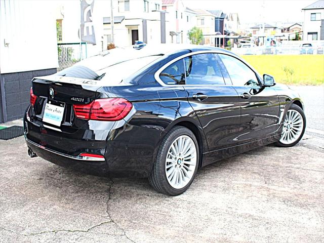 ４シリーズ ４２０ｉグランクーペ　ラグジュアリー　ディーラー整備／後期モデル／禁煙／インテリジェントセーフティー／前車追従クルコン／黒革シート／３６０度カメラ／純正ナビＴＶ／ミラー内蔵ＥＴＣ／電動バックドア／前席ヒータ付電動シート（7枚目）