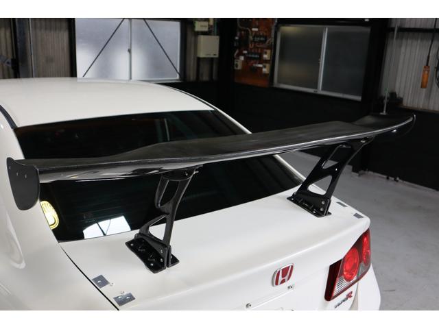 シビック タイプＲ　２．０　５ＭＴ　社外カーボンＧＴウイング　社外カーボンボンネット　ＦＥＥＬ’Ｓマフラー　ＢＬＩＴＺ車高調　ＷＥＤＳスポーツ１７ｉｎｃｈ　ＥＴＣ　ドラレコ（44枚目）