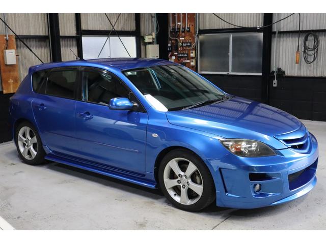 アクセラ ２３Ｓ　２．３　５ＭＴ　オートエクゼフルエアロ　マツダスピードマフラー　マツダスピードタワーバー　エアコン　ＥＴＣ　パワステ（2枚目）