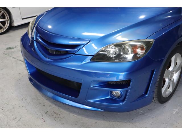 アクセラ ２３Ｓ　２．３　５ＭＴ　オートエクゼフルエアロ　マツダスピードマフラー　マツダスピードタワーバー　エアコン　ＥＴＣ　パワステ（9枚目）