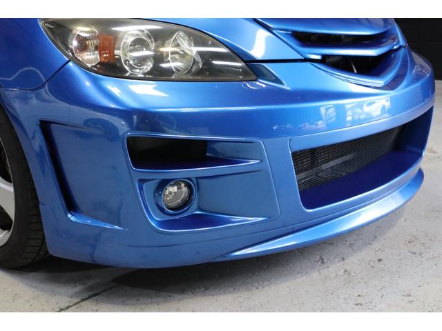 アクセラ ２３Ｓ　２．３　５ＭＴ　オートエクゼフルエアロ　マツダスピードマフラー　マツダスピードタワーバー　エアコン　ＥＴＣ　パワステ（10枚目）