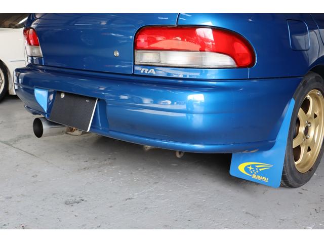 インプレッサ ＷＲＸタイプＲＡ　リミテッド　５ＭＴ　１０００台限定車　シリアル番号２９１号車　サンヨーテクニカターボタイマー　ＥＴＣ　ＬＥＤヘッドライト　純正１６インチ　大型リアスポイラー　柿本改マフラー（33枚目）