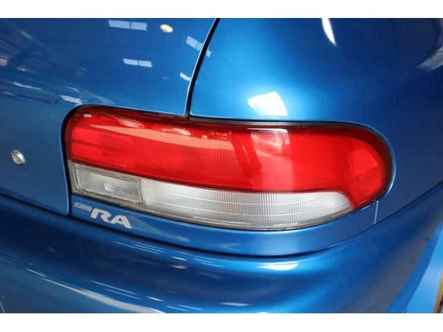 インプレッサ ＷＲＸタイプＲＡ　リミテッド　５ＭＴ　１０００台限定車　シリアル番号２９１号車　サンヨーテクニカターボタイマー　ＥＴＣ　ＬＥＤヘッドライト　純正１６インチ　大型リアスポイラー　柿本改マフラー（35枚目）