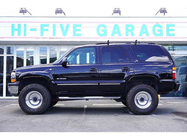 シボレータホ 　新車並行車　カナダ物　ＲＡＮＣＨＯリフトアップ　３５インチＭＴタイヤ　地デジナビ　ＦＬＯＷＭＡＳＴＥＲマフラー　１ナンバー登録５人乗り（4枚目）