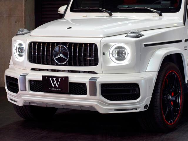 Ｇクラス Ｇ６３　ＡＭＧレザーエクスクルーシブパッケージ　ＡＭＧ２２ＡＷ　ＢＲＡＢＵＳリップ　パワークラフトマフラー（純正あり）　レッドレザーエクスクルーシブ　スペアタイヤ背面カーボン　記録簿・スペアキー完備　禁煙（12枚目）