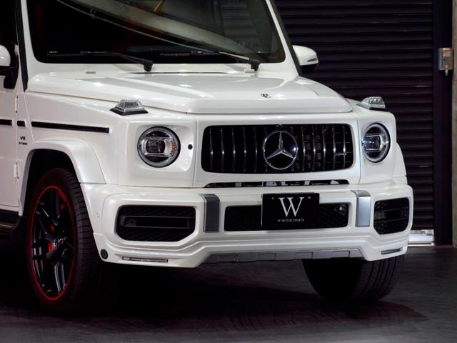 Ｇ６３　ＡＭＧレザーエクスクルーシブパッケージ　ＡＭＧ２２ＡＷ　ＢＲＡＢＵＳリップ　パワークラフトマフラー（純正あり）　レッドレザーエクスクルーシブ　スペアタイヤ背面カーボン　記録簿・スペアキー完備　禁煙(18枚目)