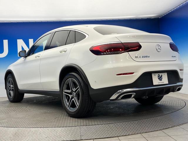 ＧＬＣ ＧＬＣ２２０ｄ　４マチック　クーペ　ＡＭＧライン　後期　ガラススライディングルーフ　レーダーセーフティＰＫＧ　半革シート　シートヒーター　パワーシート　３６０度カメラ　純正ナビ　フルセグＴＶ　エアサス　電動リアゲート　純正１９インチＡＷ　禁煙車（19枚目）