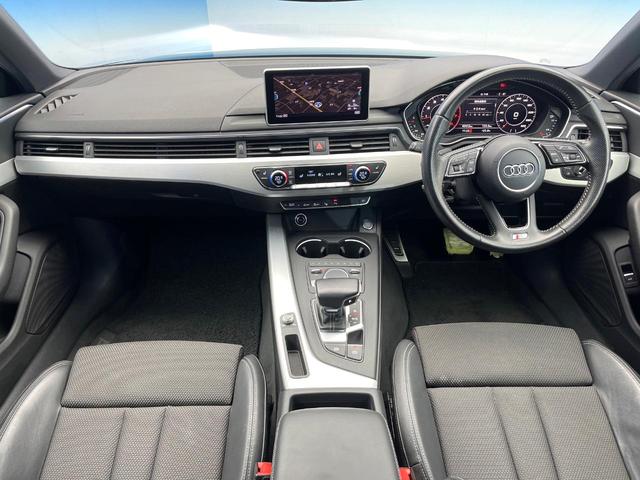 Ａ４アバント ２．０ＴＦＳＩ　セーフティＰＫＧ　マトリックスＬＥＤＰＫＧ　バーチャルコックピット　パノラマサンルーフ　アクティブクルーズ　前席パワーシート　シートヒーター　パワーバックドア　純正１８インチアルミ　禁煙車（2枚目）