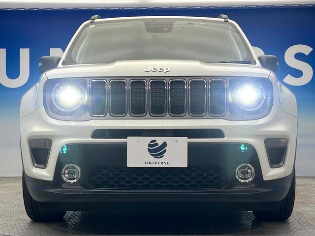 ジープ・レネゲード リミテッド 黒革シート アダプティブクルーズコントロール 純正ナビ リアビューカメラ 前席シートヒーター 前席パワーシート LEDヘッドライト 地デジTV Bluetooth再生 ブラインドスポットアシスト(16枚目)