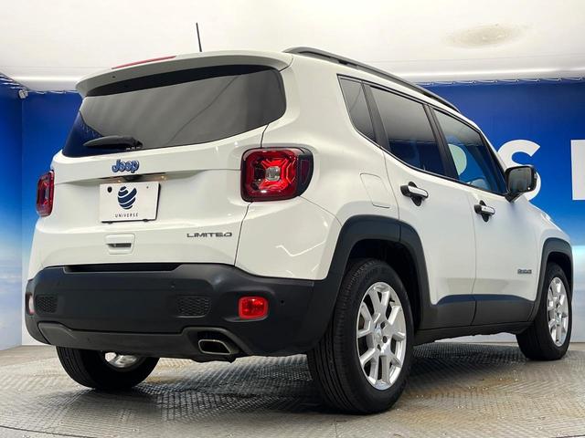 ジープ・レネゲード リミテッド 黒革シート アダプティブクルーズコントロール 純正ナビ リアビューカメラ 前席シートヒーター 前席パワーシート LEDヘッドライト 地デジTV Bluetooth再生 ブラインドスポットアシスト(21枚目)