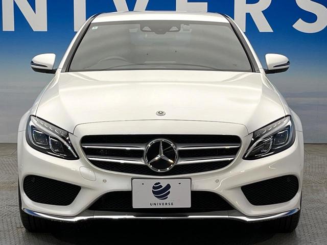 Cクラス C220d ローレウスエディション レーダーセーフティパッケージ クリアランスソナー アダプティブハイビームアシストプラス LEDヘッドランプ 黒革シート 前席シートヒーター 前席パワーシート 純正ナビ バックカメラ フルセグTV(15枚目)