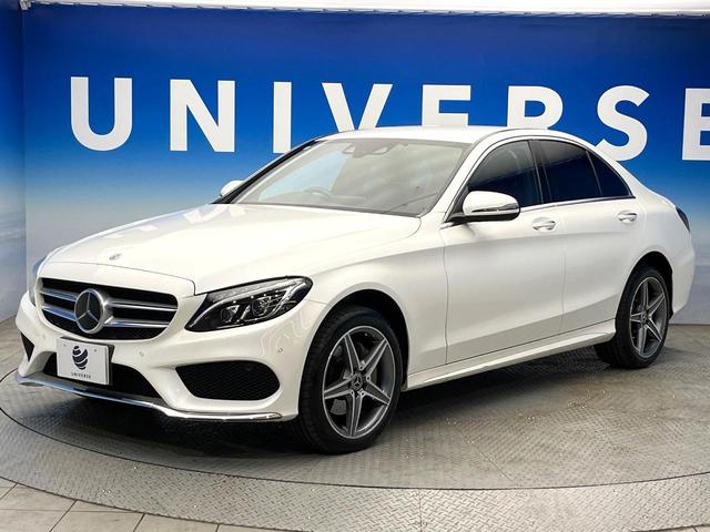 Cクラス C220d ローレウスエディション レーダーセーフティパッケージ クリアランスソナー アダプティブハイビームアシストプラス LEDヘッドランプ 黒革シート 前席シートヒーター 前席パワーシート 純正ナビ バックカメラ フルセグTV(25枚目)